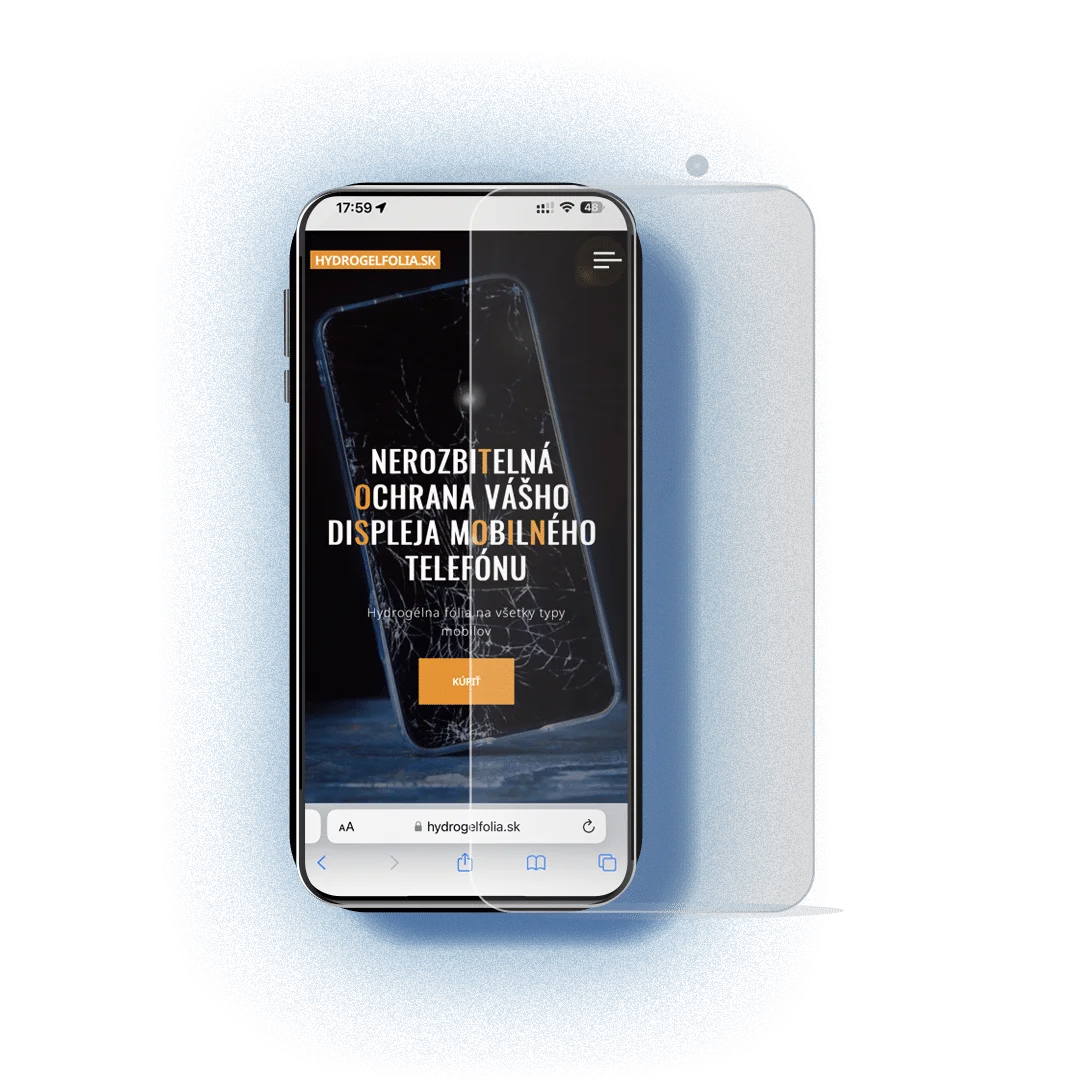 Hydrogel ochranná fólie na míru